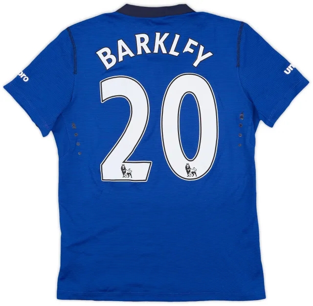 Nike 2014-15 Everton Home Shirt Barkley #20 - 5/10 - (L.Boys)