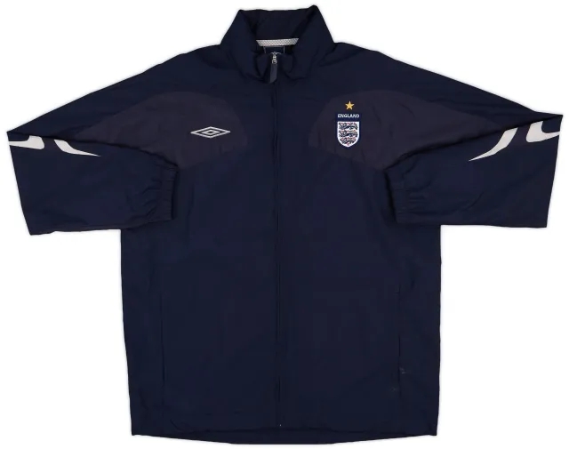 2006-07 England Umbro Hooded Rain Jacket - 8/10 - (L)