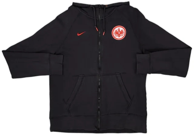2014-15 Eintracht Frankfurt Nike Hooded Track Jacket - 9/10 - (L)
