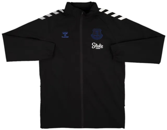 2022-23 Everton Hummel Hooded Rain Jacket - 9/10 - (M)