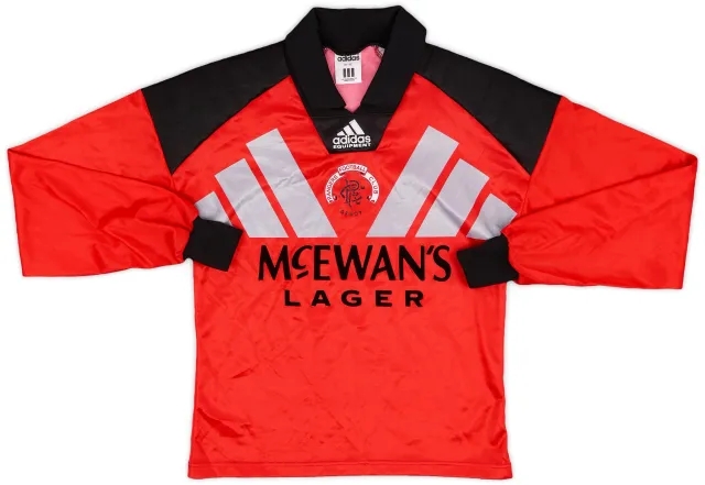 adidas 1992-94 Rangers GK Shirt - 9/10 - (M.Boys)