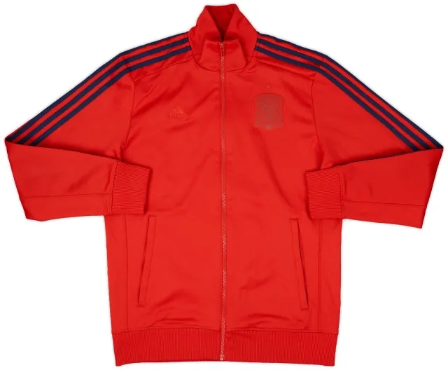2015-16 Spain adidas 1/4 Zip Drill Top - 9/10 - (M)