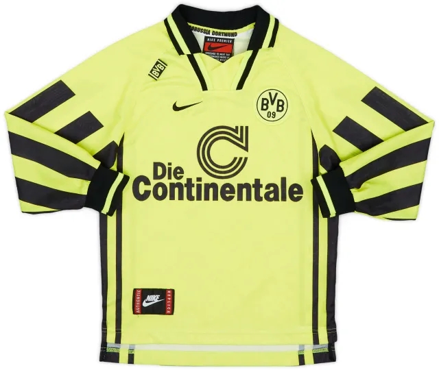 Nike 1996-97 Borussia Dortmund Home L/S Shirt - 8/10 - (S.Boys)