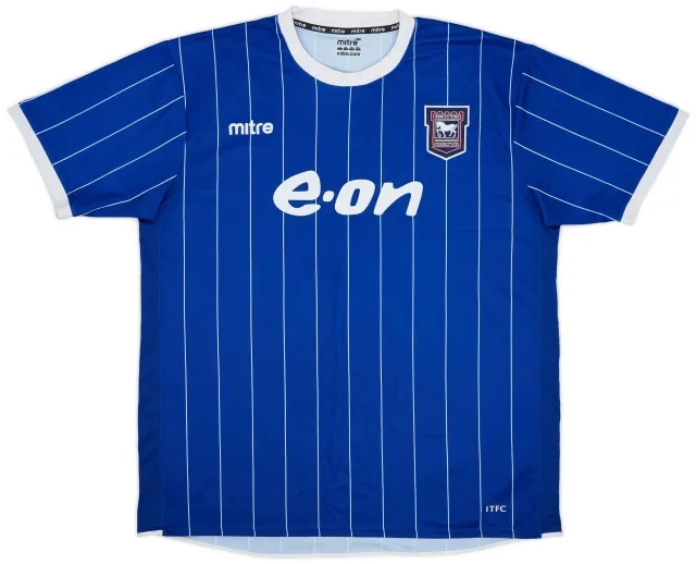 2007-08 Ipswich Home Shirt - 8/10 - (XXL)