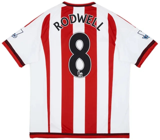 adidas 2015-16 Sunderland Home Shirt Rodwell #8 - 7/10 - (L)