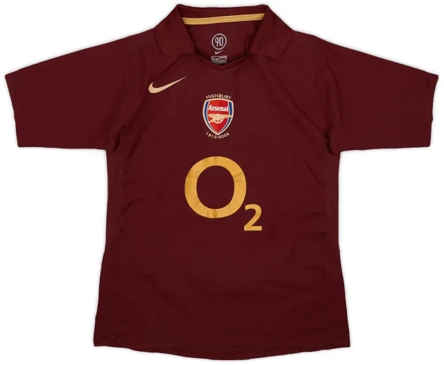 Nike 2005-06 Arsenal Home Shirt - 5/10 - (M.Boys)