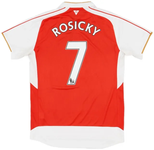 Puma 2015-16 Arsenal Home Shirt Rosicky #7 - 9/10 - (M)