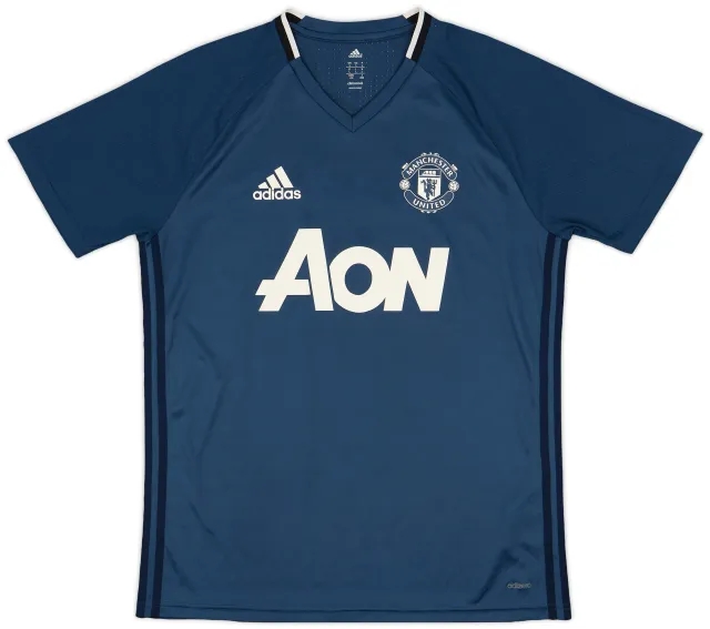 2015-16 Manchester United adidas Training Shirt - 9/10 - (L)