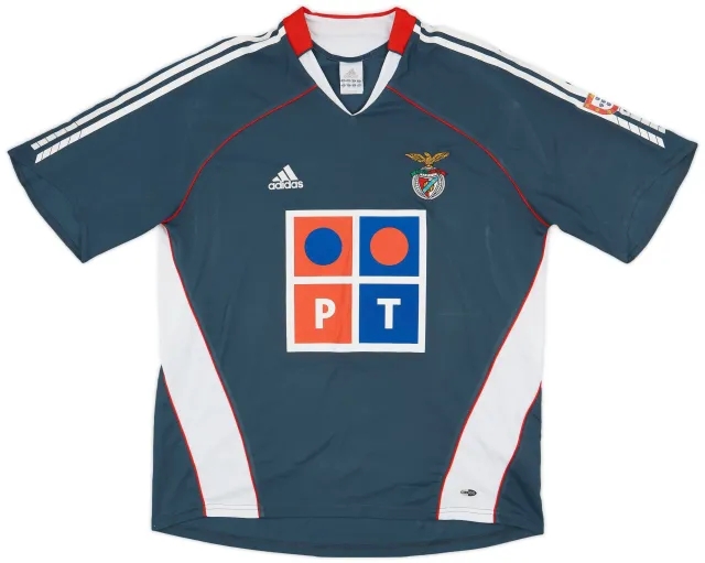 adidas 2005-06 Benfica Away Shirt - 8/10 - (XL)