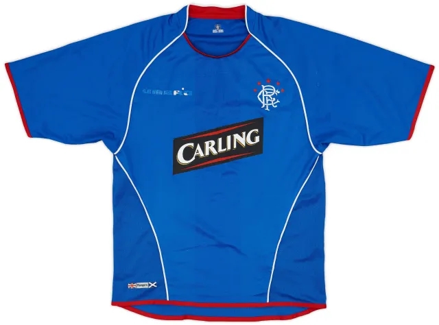 Umbro 2005-06 Rangers Home Shirt - 4/10 - (M)