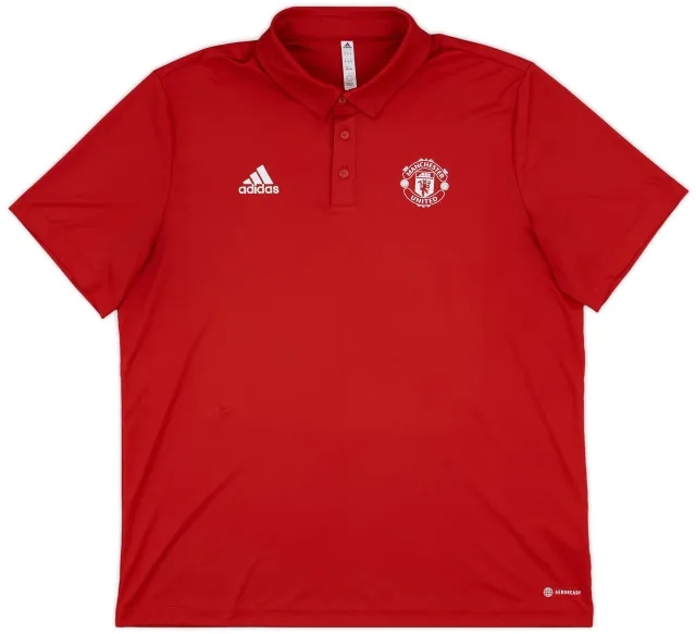 2022-23 Manchester United adidas Polo Shirt - 9/10 - (XL)