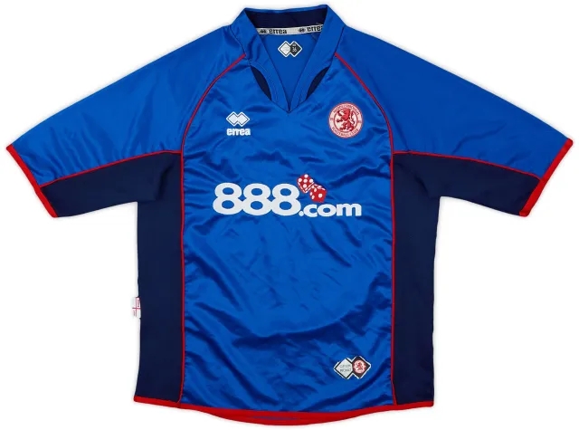 Errea 2005-06 Middlesbrough Away Shirt - 8/10 - (XL.Boys)