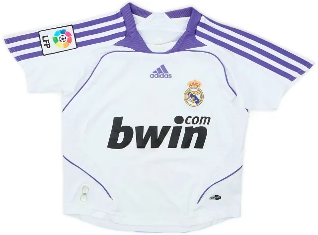 adidas 2007-08 Real Madrid Home Shirt - 7/10 - (4-5 Years)