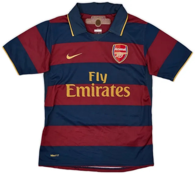 Nike 2007-08 Arsenal Third Shirt - 5/10 - (M.Boys)