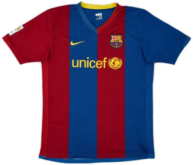 Nike 2006-07 Barcelona Home Shirt - 7/10 - (XL.Boys)