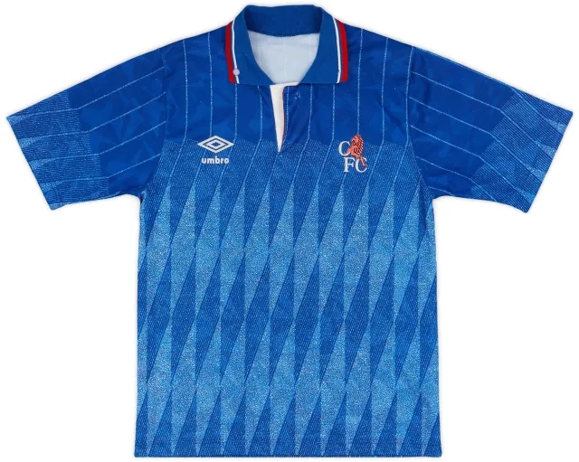 Umbro 1989-91 Chelsea Home Shirt - 8/10 - (L.Boys)