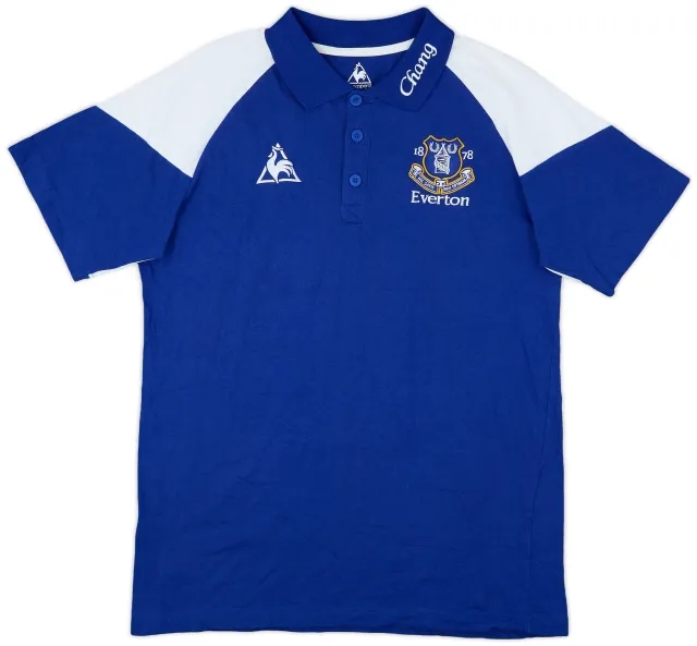 2009-10 Everton Le Coq Sportif Polo Shirt - 9/10 - (L)