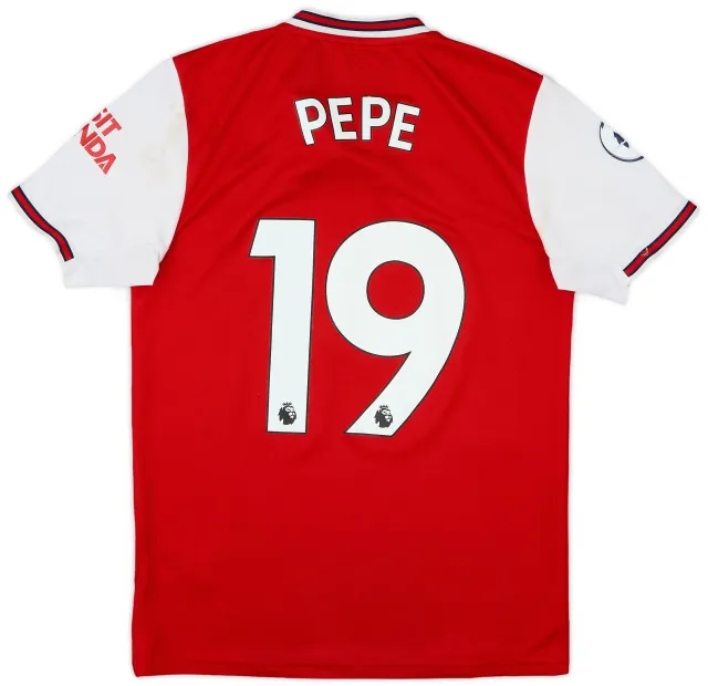 adidas 2019-20 Arsenal Home Shirt Pepe #19 - 8/10 - (S)