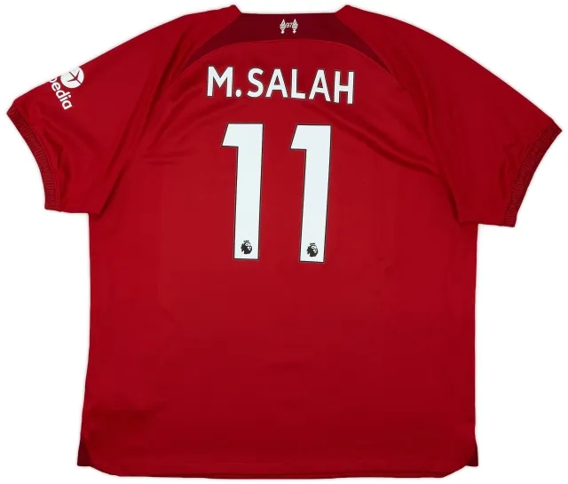 Nike 2022-23 Liverpool Home Shirt M.Salah #11 - 9/10 - (XXL)