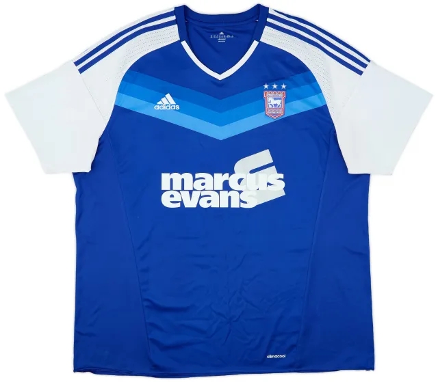 adidas 2016-17 Ipswich Home Shirt - 9/10 - (XXL)