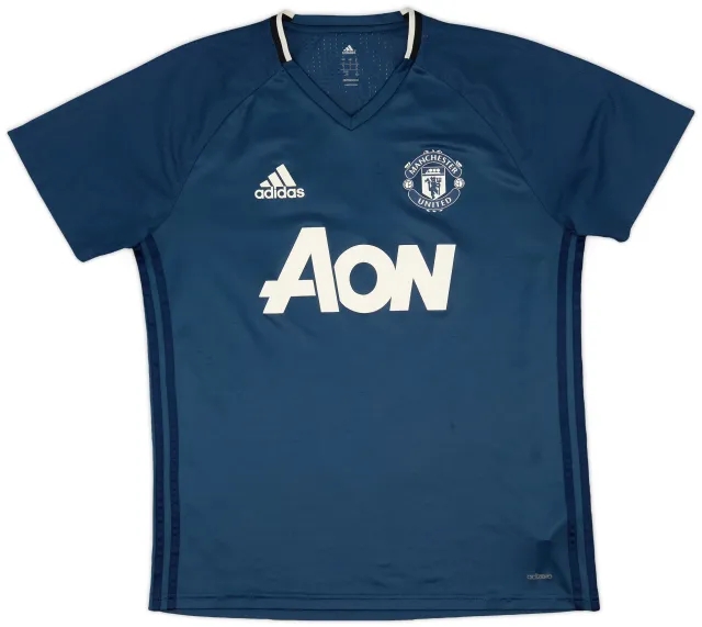2016-17 Manchester United adidas Training Shirt - 7/10 - (L)