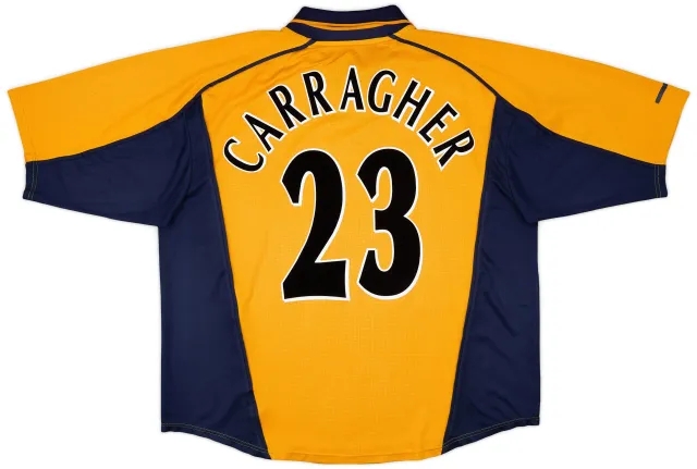 Reebok 2000-02 Liverpool Away Shirt Carragher #23 - 8/10 - (XL)