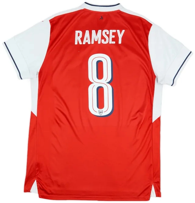 Puma 2016-17 Arsenal Home Shirt Ramsey #8 - 6/10 - (XL)