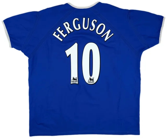 Puma 2003-04 Everton Home Shirt Ferguson #10 - 9/10 - (XXL)