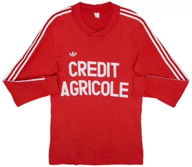 adidas 1980s Coupe de France Home L/S Shirt #10 - 8/10 - (S)
