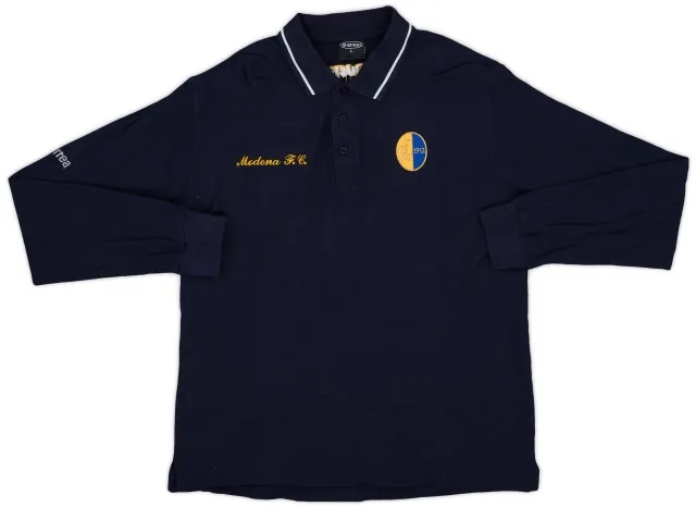 2008-09 Modena Errea Polo L/S Shirt - 9/10 - (L)