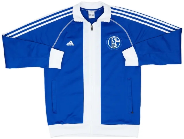 2012-13 Schalke adidas Originals Retro Track Jacket - 9/10 - (M)