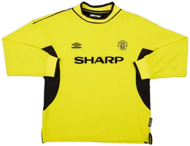 Umbro 1999-00 Manchester United GK Shirt - 8/10 - (L.Boys)