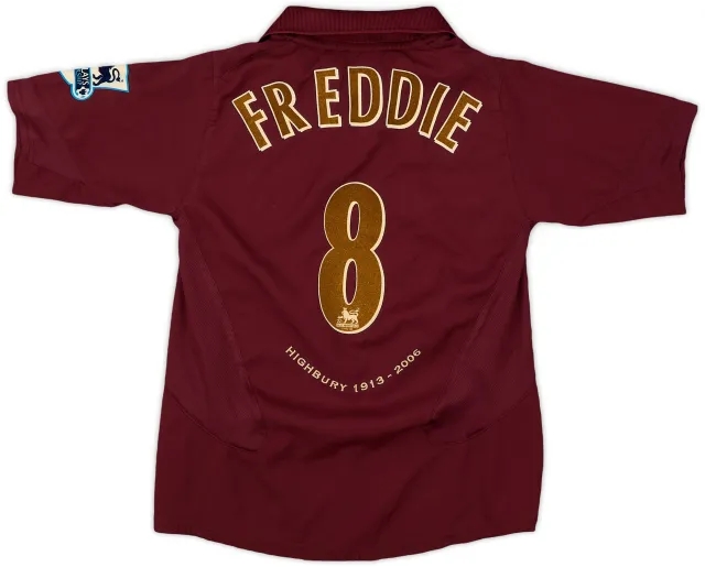 Nike 2005-06 Arsenal Home Shirt Freddie #8 - 8/10 - (S.Boys)