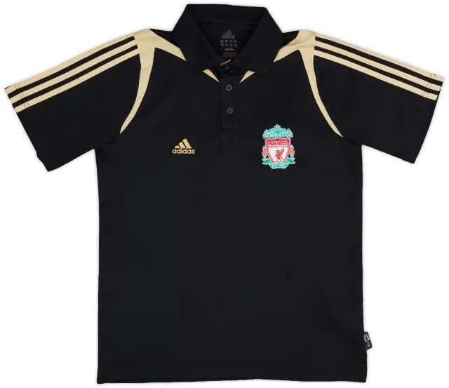 2008-09 Liverpool adidas Polo Shirt - 8/10 - (S)