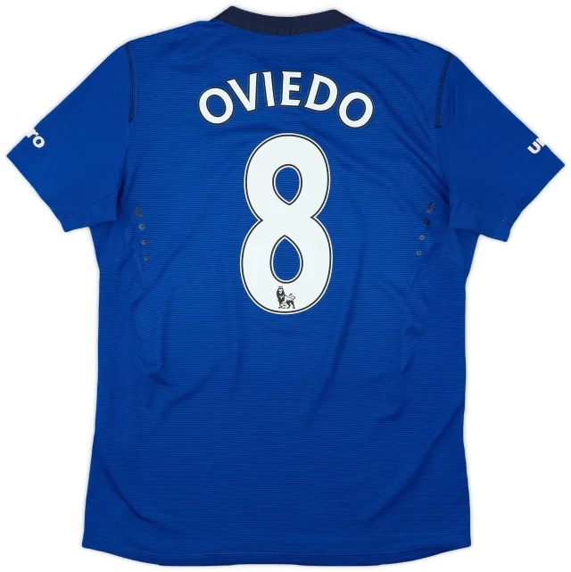 Nike 2014-15 Everton Home Shirt Oviedo #8 - 7/10 - (S)