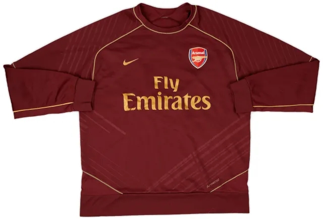 2007-08 Arsenal Nike Sweat Top - 6/10 - (XL)