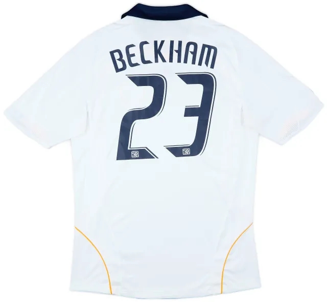 adidas 2008-09 LA Galaxy Home Shirt Beckham #23 - 5/10 - (M)