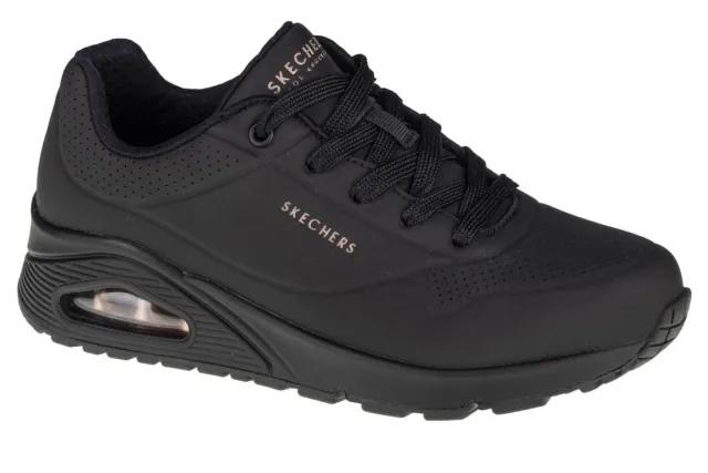 Skechers Women's Uno - Stand on Air Sneaker in Black