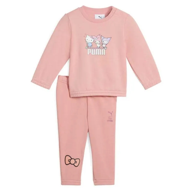 PUMA x Hello Kitty And Friends Minicats Crew Shirt Set Toddler, Pink Fruit