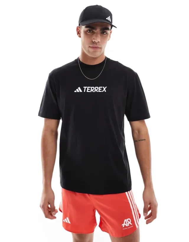 adidas Terrex Logo T-Shirt, Black