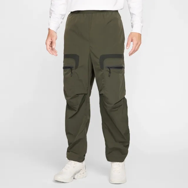 Nike Tech Men's Woven Cargo Trousers - Green - Nylon