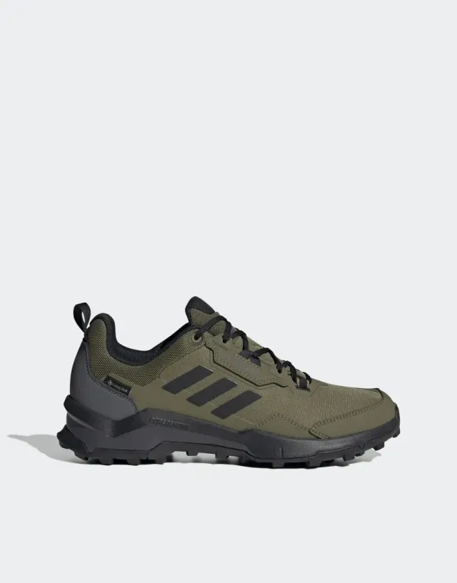 Adidas Terrex Outdoor Trainers In Khaki And Black-Green