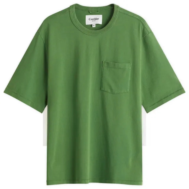 Corridor Men's Garment Dye T-Shirt Green