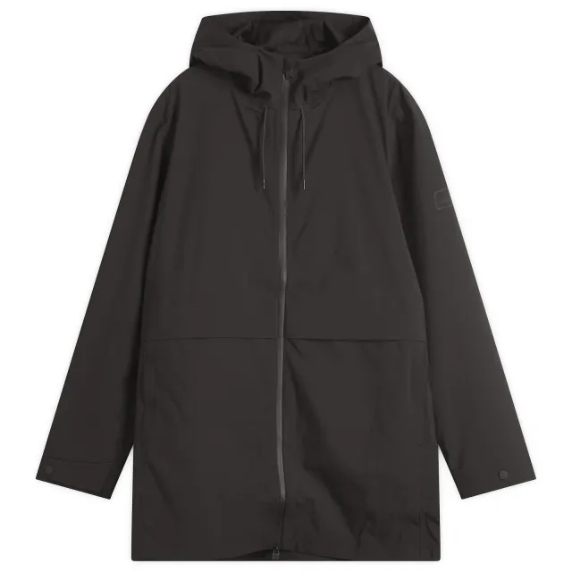 Rains Men's Suva Hardshell Long Jacket Black