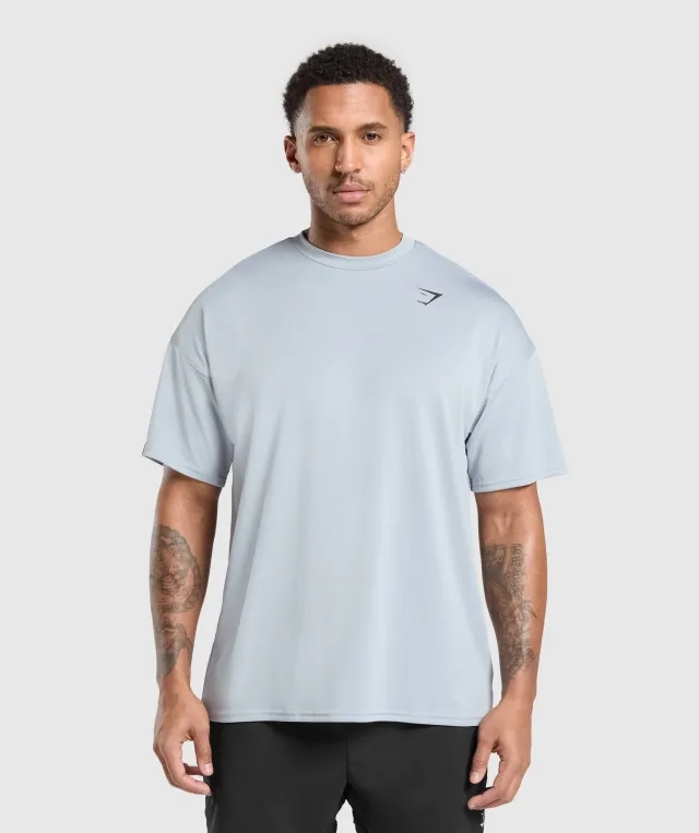 Gymshark Oversized Performance T-Shirt - Metal Purple