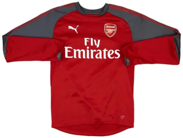 2017-18 Arsenal Puma Drill Top - 9/10 - (S)