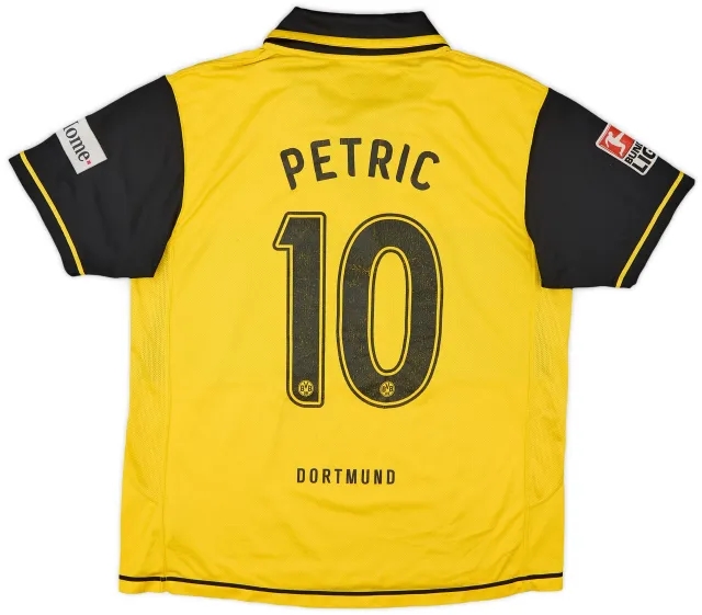 Nike 2007-08 Borussia Dortmund Signed Home Shirt Petric #10 - 6/10 - (XL)