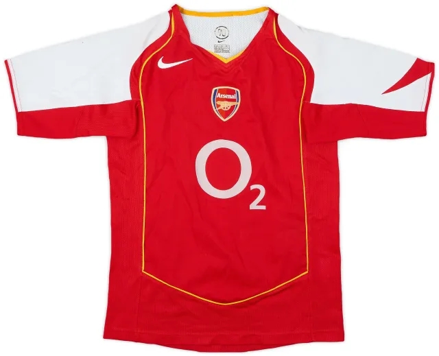 Nike 2004-05 Arsenal Home Shirt - 7/10 - (L.Boys)