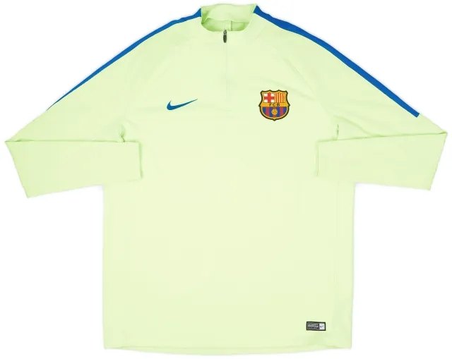2017-18 Barcelona Nike 1/4 Zip Training Top - 7/10 - (XL)