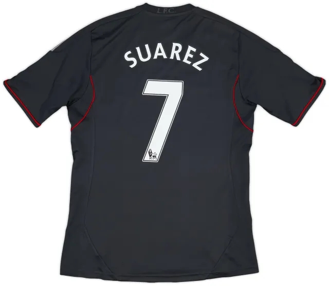adidas 2011-12 Liverpool Away Shirt Suarez #7 - 6/10 - (M)